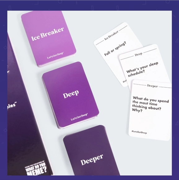 💜NWT Let's Get Deep Questions for Couples Adult Game💜 - Picture 3 of 7